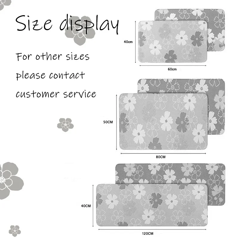 Mugen Seiki Door Mat Entrance Non-slip Doormat Washable Kitchen Carpet Living Room Hallway Rugs Bathroom Bath Door Mats