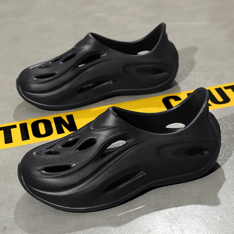 Men's 2025 New Summer Outer Wear Non-Slip Sandals Sports Baotou Men's Beach Sandals and Slippers