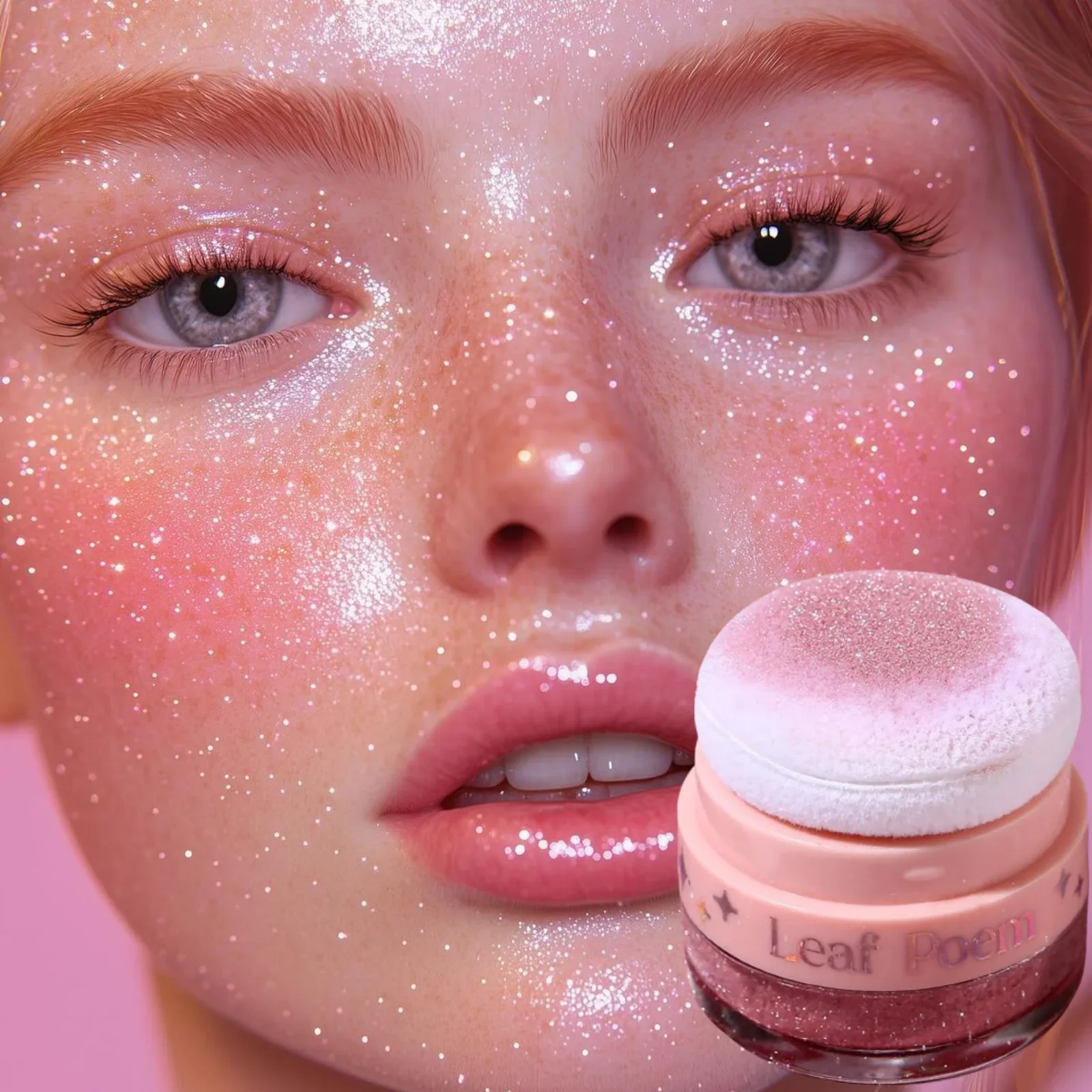 Paillettes nacrées, poudre Fine, adaptée aux cheveux/corps/visage, poudre de surbrillance, poudre de Blush, adaptée au Festival de musique, 1 pièce