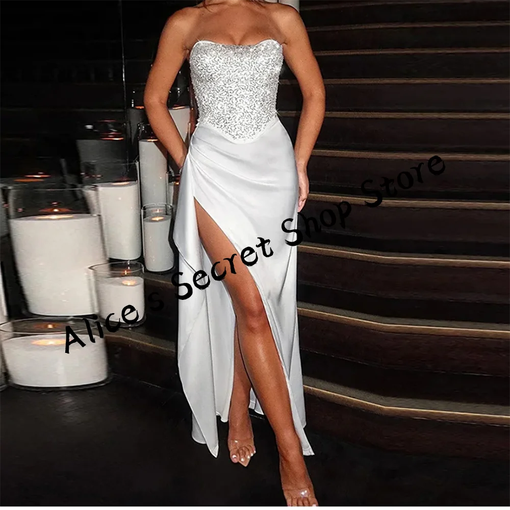 

Classic Sweetheart Beading Pleat Mermaid Formal Evening Dresses Birthday Party Prom Gowns Customized