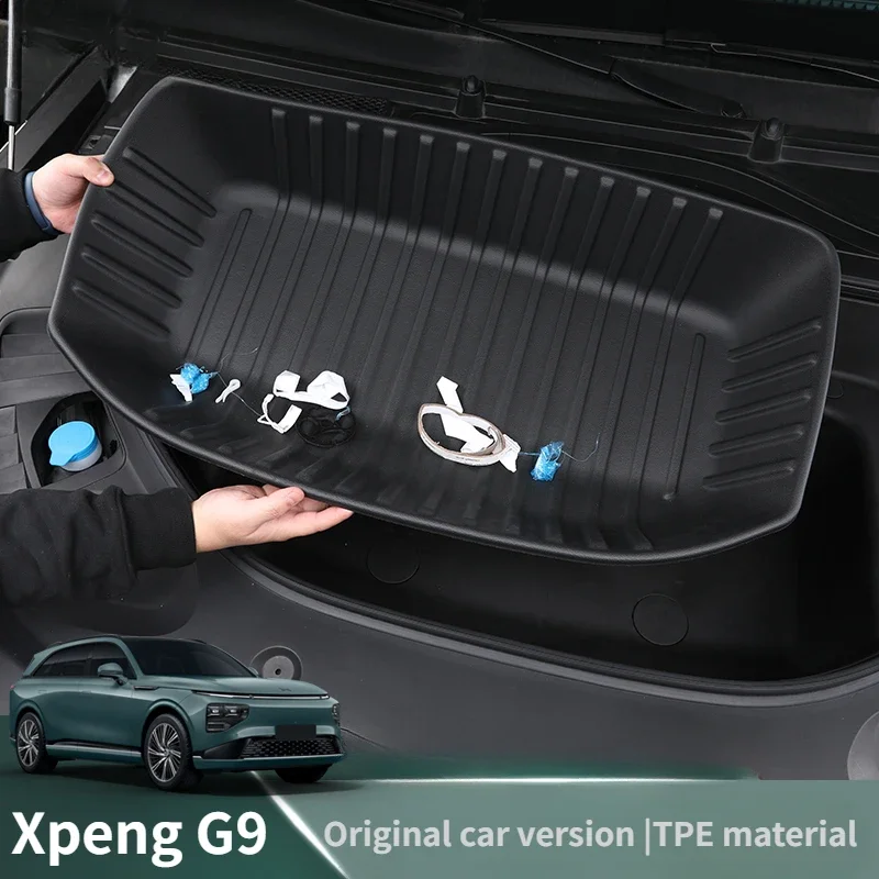 

For Xpeng G9 New 24 front box mat TPE rear box waterproof wear-resistant storage mat automotive accessories