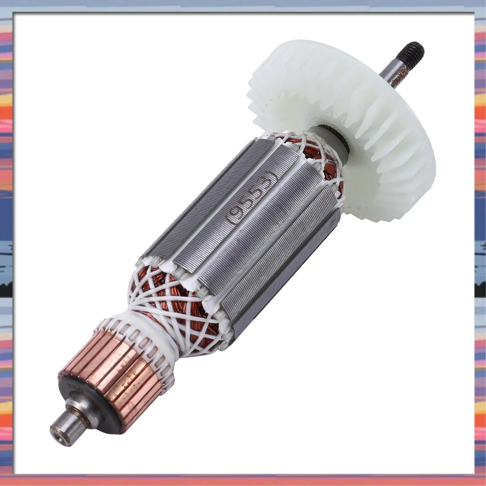 AFBC AC220-240V Angle Grinder Rotor For  9553NB 9553HB 9555HN 9553HN Armature Anchor Rotor Stator Gear Power Tool Parts