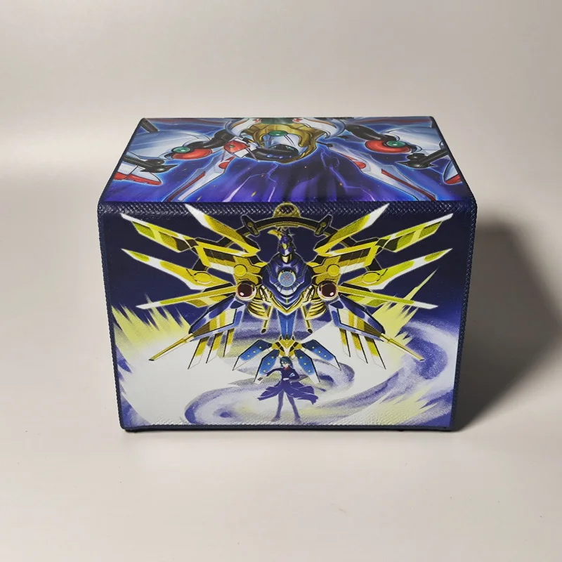 Yu Gi Oh Card Box Raidraptor Ultimate Falcon Ocg Tcg Ptcg Trading Card Storage Box Protector Case Pu Leather Collection Box 100+