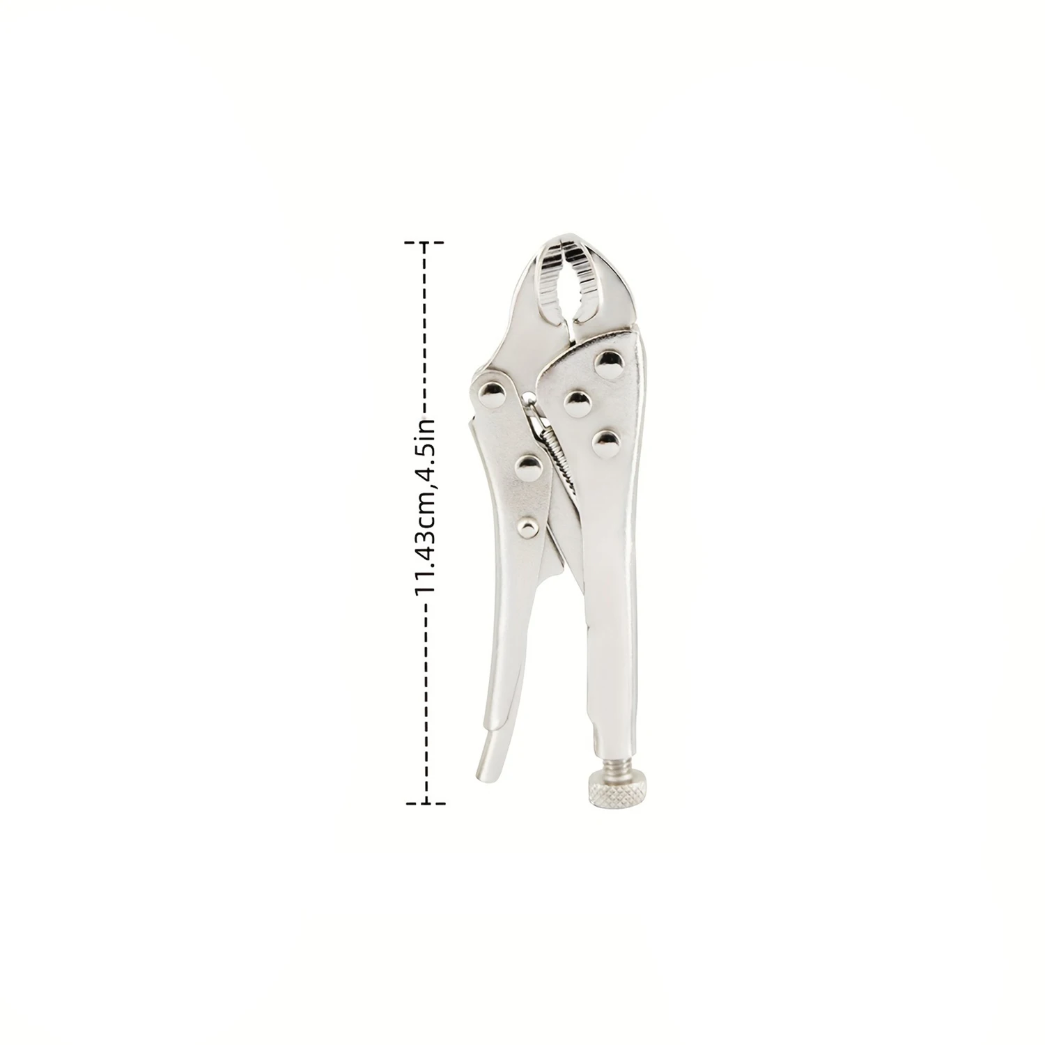 GOSWIFT 4 in. Curved Jaw Locking Pliers Mini Locking Pliers