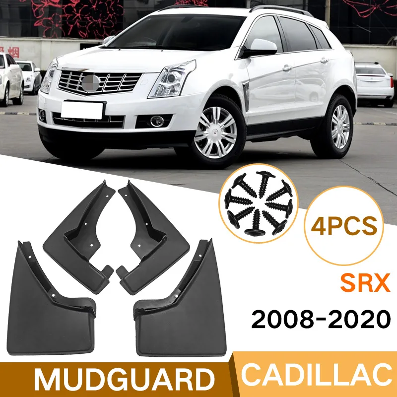 

For Cadillac SRX 2008-2020 black car mudguard Reduce dust Resist tire dirt car accessories tools