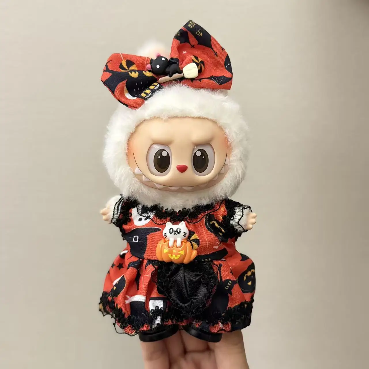 Clothes For Labubu Dolls Halloween Themed Outfits Suitable For 15/17cm 1st 2nd 3rd Gen Dolls With Elements Like Witch Hats