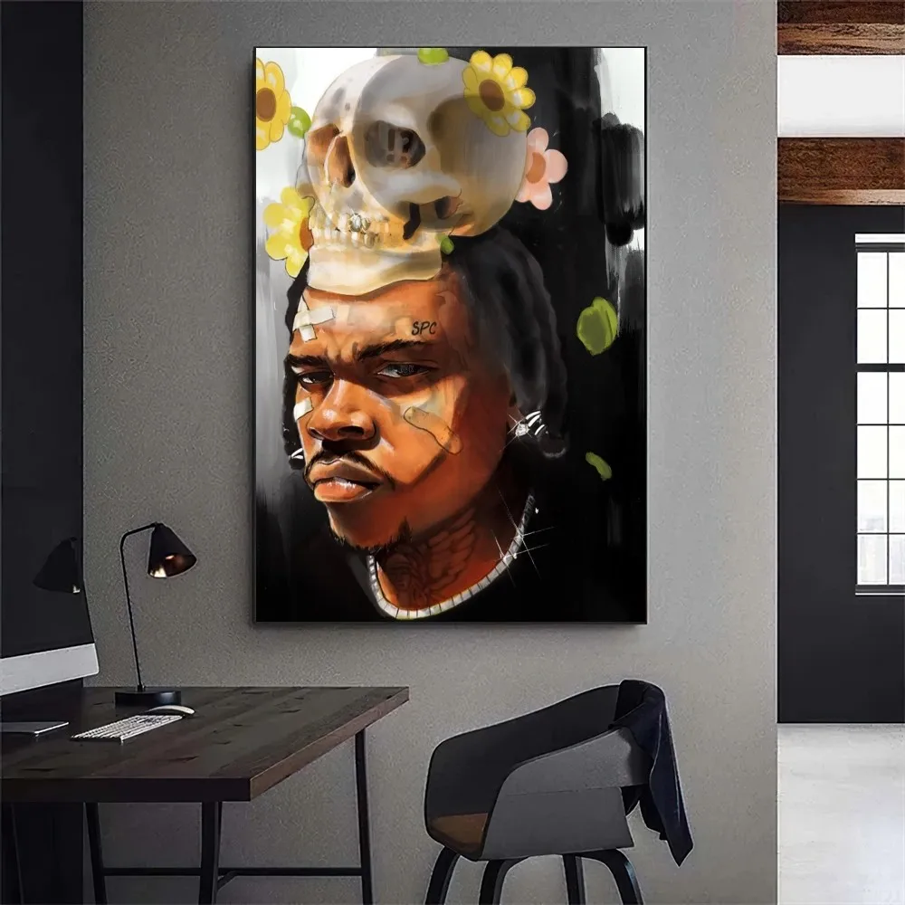 Gunna Rapper Singer A Gift & A Curse Poster Gallery Prints Wall Decals Home Decor Decoration Self Adhesive Living Room Sticker