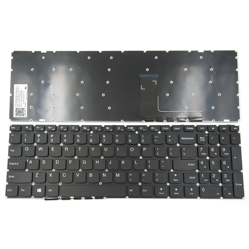 Nuevo teclado de ordenador portátil para Lenovo IdeaPad 310 Touch-15IKB Touch-15ISK 310-15ABR 310-15IAP 310-15IKB 310-15ISK US sin marco