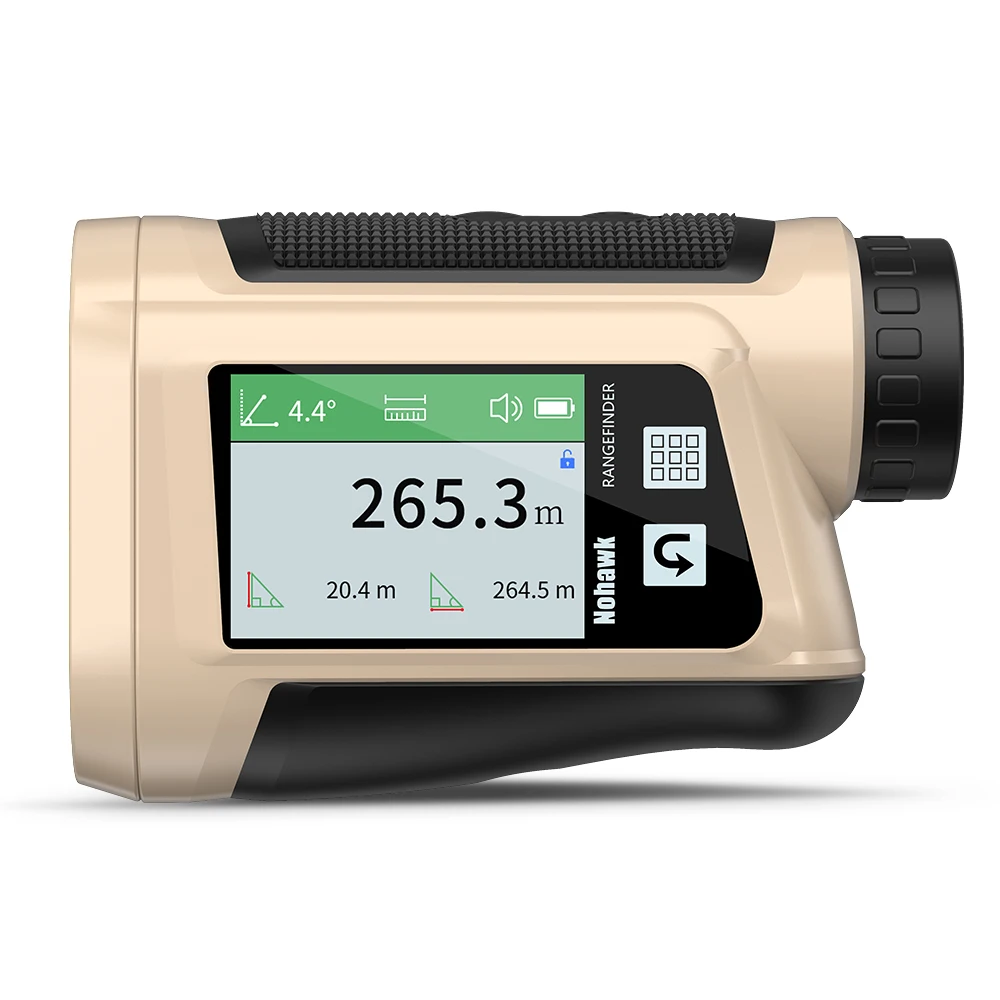 

Nohawk 1500m Long Distance Laser Meter Golf Laser Rangefinder with Side Screen and Smart Voice Broadcast Range Finder Hunt