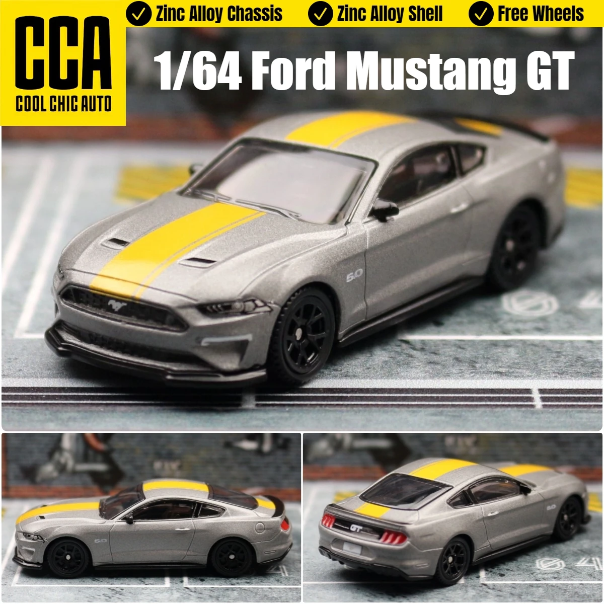 1/64 Ford Mustang GT Miniature Model CCA MSZ 3\