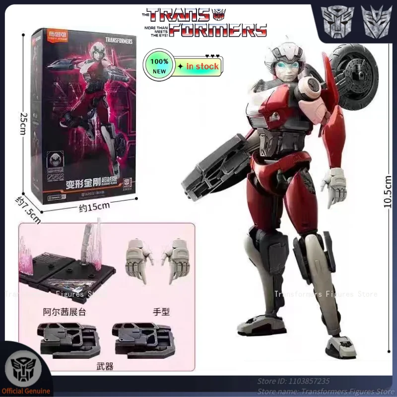 Oryginalny Nowy Transformator Seria Model do Składania Zabawka Film 7 Arcee G1 Kreskówka Figurka Akcji Anime Ruchomy Robot Popularne Prezenty