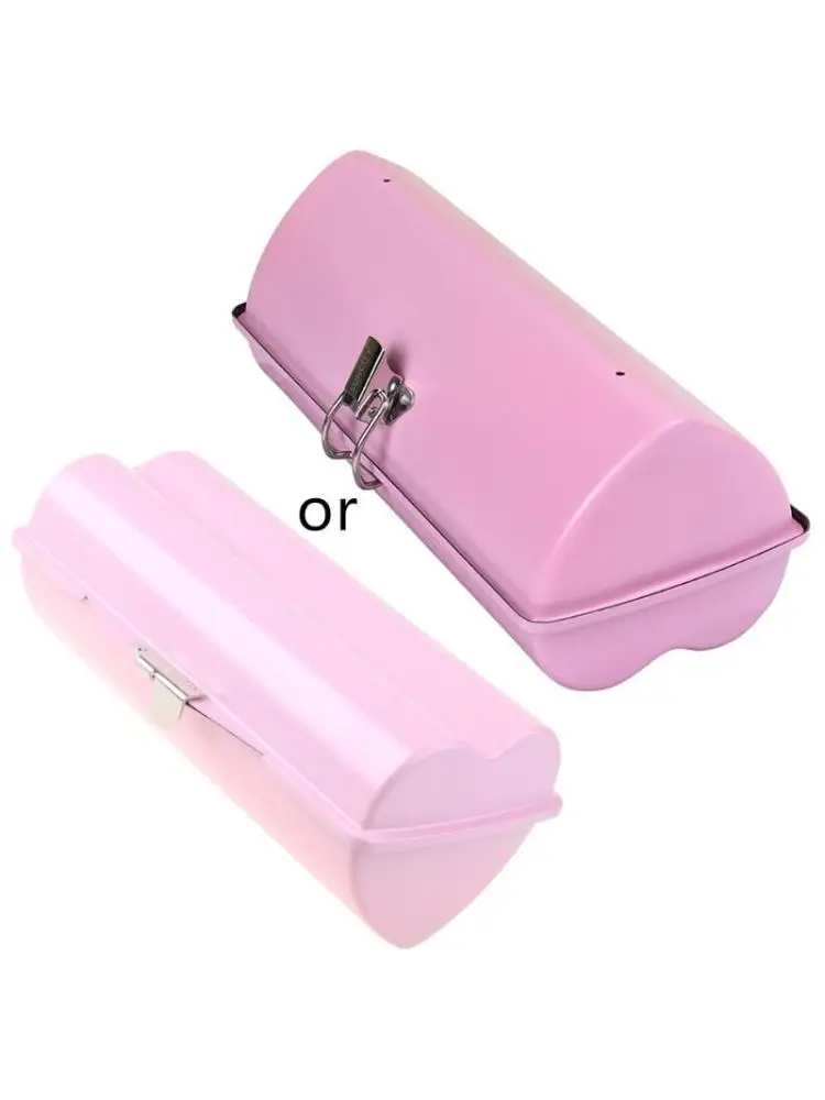 E8BD Stainless Steel Bread Mold Loaf Pan Cylinder/Heart/Flower Shaped Cake Cheese Mould Kitchen Bakeware Non-Stick Baking