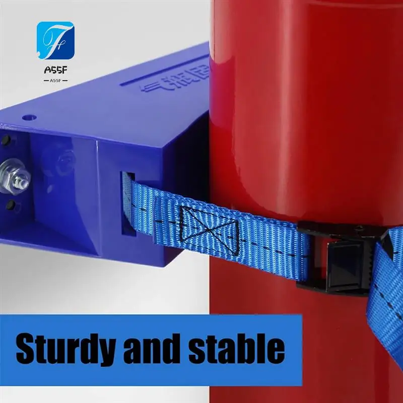 

A55F-2PCS Держатель бака с пропаном Настенный кронштейн для баллона Кронштейн для газового баллона Прочный газовый баллон из АБС-пластика с винтами