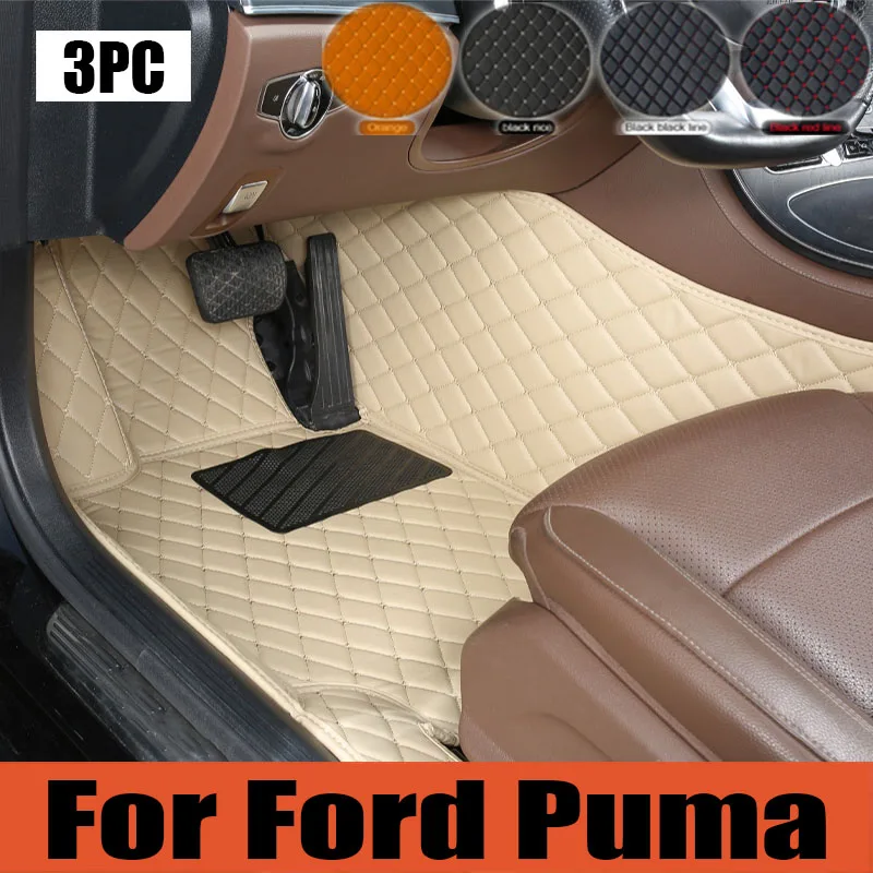 

Car Floor Mats For Ford Puma 2020~2022 Anti-dirt Pads Waterproof Floor Mat Accesorios Para Auto Reduces Friction Car trunk mat