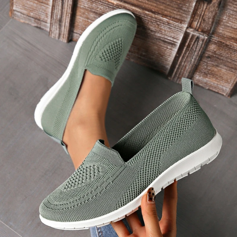 

Shoes Women Sneaker Loafers Tennis Femimino Ladies Slip on Breathable Sports Shoes Designer Barefoot Shoes Ballet Flats Women