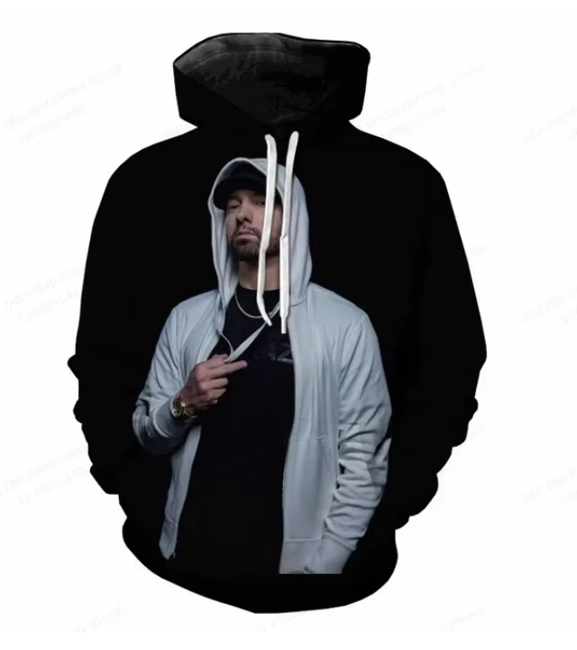 Rapper Eminem 3D Printed Hoodie Men Women Fashion Hoodie weatshirt Jacket Rap Rock Sweatshirt Women Clothing Extra Size