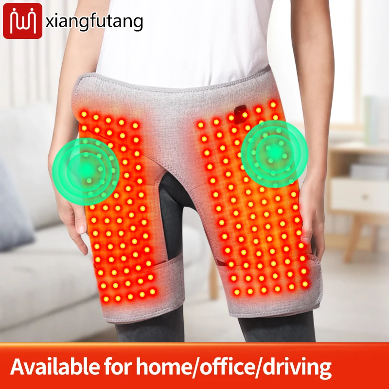 

Портативная защита бедер с подогревом красного света и массажером бедер, снимает боль в бедрах, способствует кровообращению, расслаблению мышц