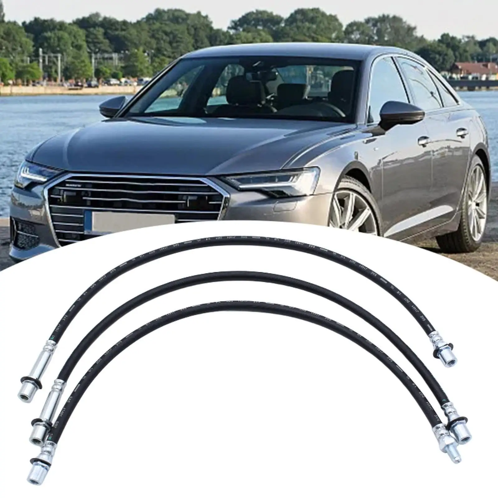 

Комплект удлиненных тормозных шлангов, высокопроизводительные практичные автозапчасти, аксессуары, замена для Hilux LN106 Rn105 LN65 Yn65 LN46