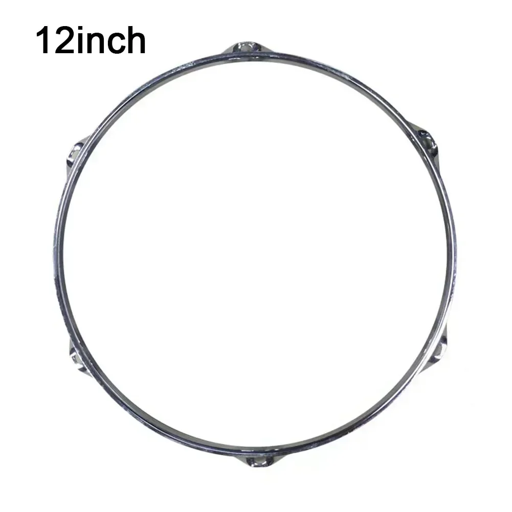 High-Quality Replacement Snare Drum Hoops Sturdy tools For 8 10 12 14 Inch Zinc Alloy Silver Music Instruments Accessories