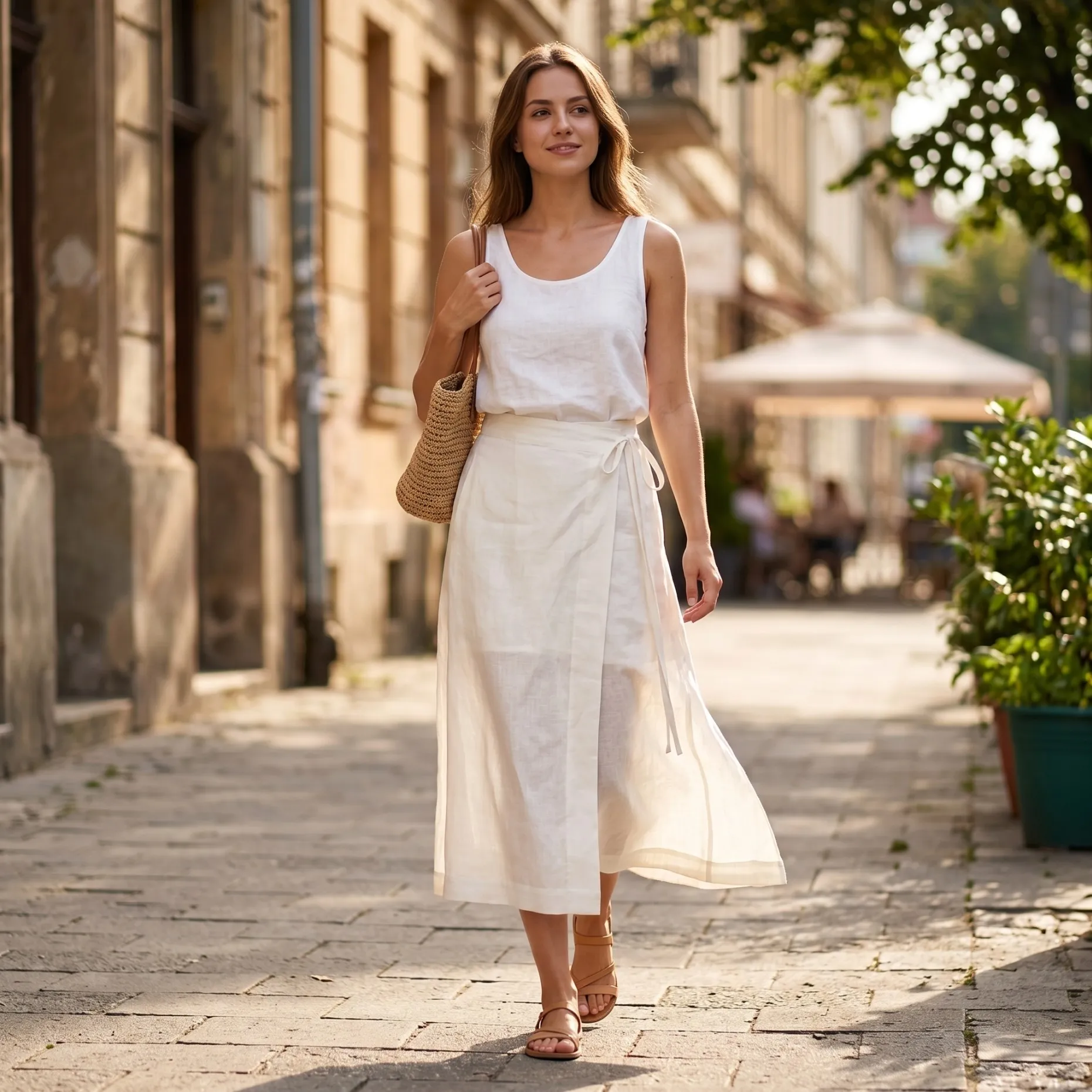 

Women Fashion Skirt Simple Midi Length Daily Wear Women Elegant Skirt Midi Length Daily Wear Ladies Casual Skirt Minimal BC2261