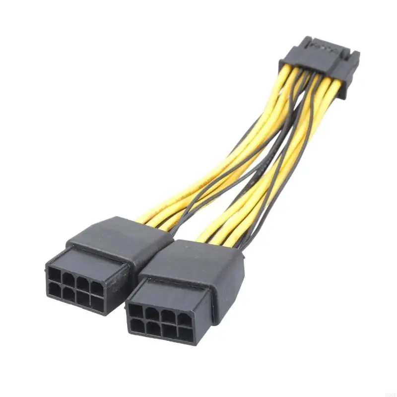 

900F 12cm Double 8Pin（6+2PIN）to 16Pin 12+4Pin Power Adapter Cable for RTX40 Series 12VHPWR Motherboards Power Supply