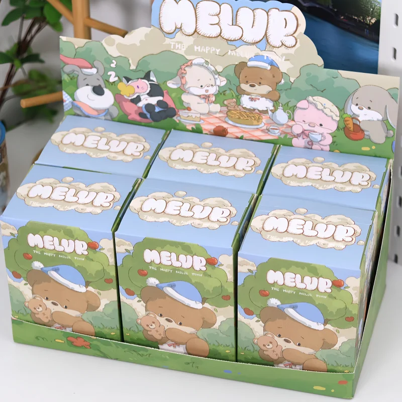 

Новости подлинная серия «Счастливый Мелюр город» для показа перед сном, модная слепая коробка, кролик, овца, собака, слон, милый кулон, подарки на день рождения