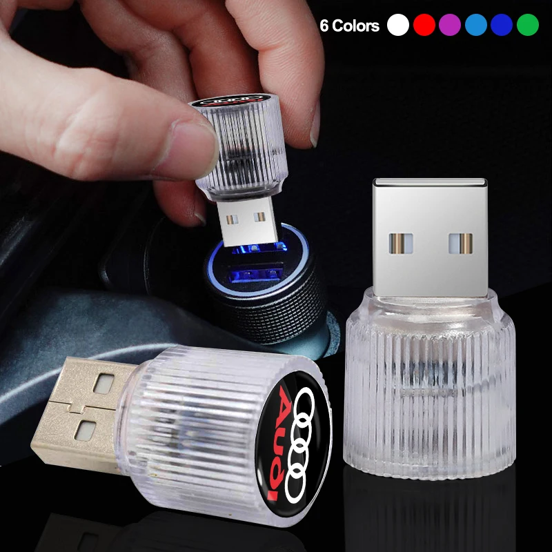 USB LED Car Light Auto Interior Atmosphere Light Car accessories For Audi A7 A8 A3 A4 A5 A6 TT Q3 Q5 Q7 A1 B5 B6 B7 B8 B9 8P C6