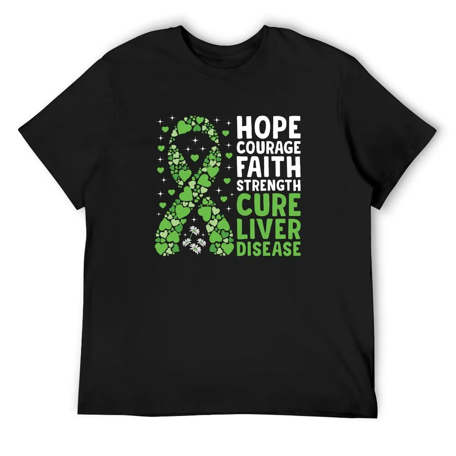 

Cure Liver Disease Shirt, Liver Support Squad Green Ribbon Hepatic Cancer Fighter Cancer Warrior T-Shirt