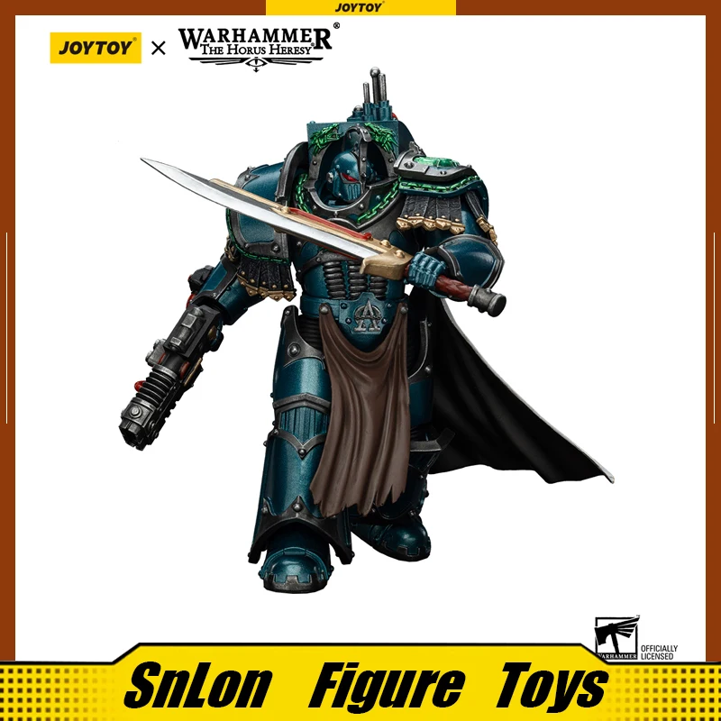

JOYTOY Warhammer The Horus Heresy 1/18 Action Figures Alpha Legion Legion Praetor in Cataphractii Terminator Armour