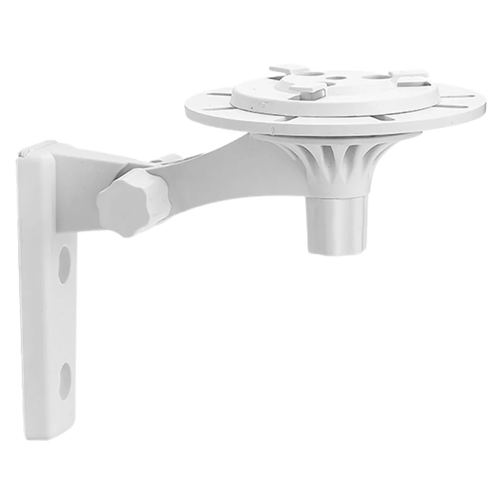 

1 set CameraBracketWallMountIndoorOutdoorAbsShelfWhiteAdjustableNoDrillCompatibleVariousDevicesTVStandCameraHolder