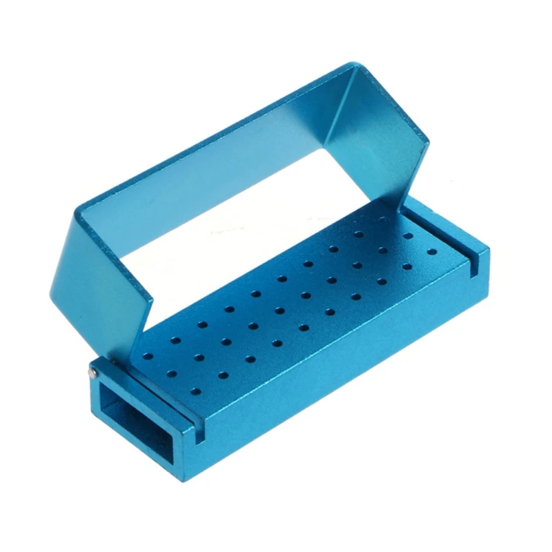 

Dental 30 Holes Burs Drill Disinfection Block FG Bur Sterilization Holder Autoclavable Aluminium