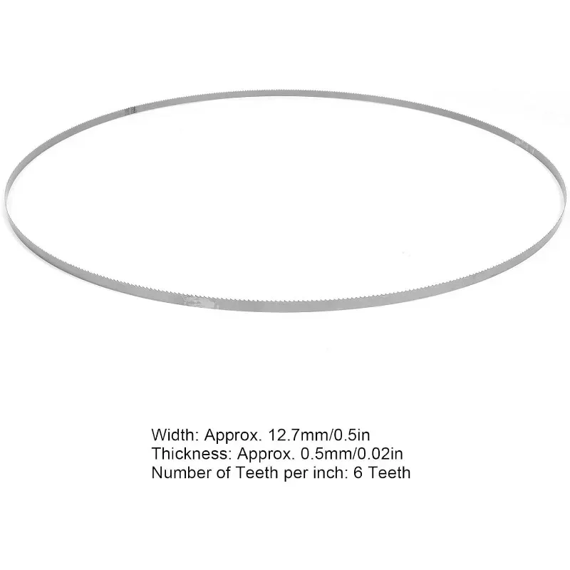 Lame de Scie SK5 2240 pour le Travail du Bois, Outil de Calcul, Machine de Travail, Menuisier, 2240, 2240, 12.7, 6TPI, 0.5mm, 1 Pièce