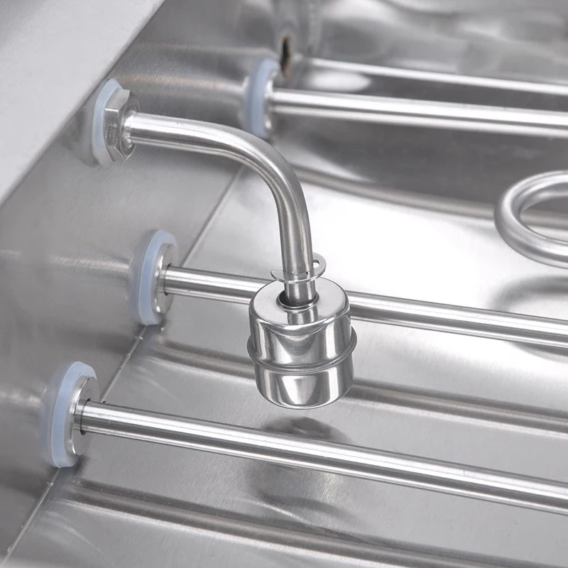 Gedämpfte Brötchen Maschine 6 Löcher elektrischer Dampf garer Dampf knödel ofen Desktop automatischer Topf zum Dämpfen von Lebensmitteln 220V