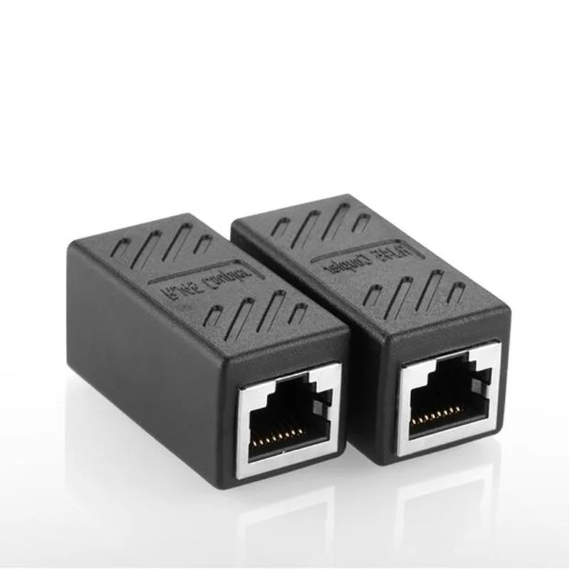 Nuovo connettore RJ45 Cat7/6 adattatore Ethernet convertitore di estensione di rete interfaccia Gigabit per cavo di prolunga femmina a femmina