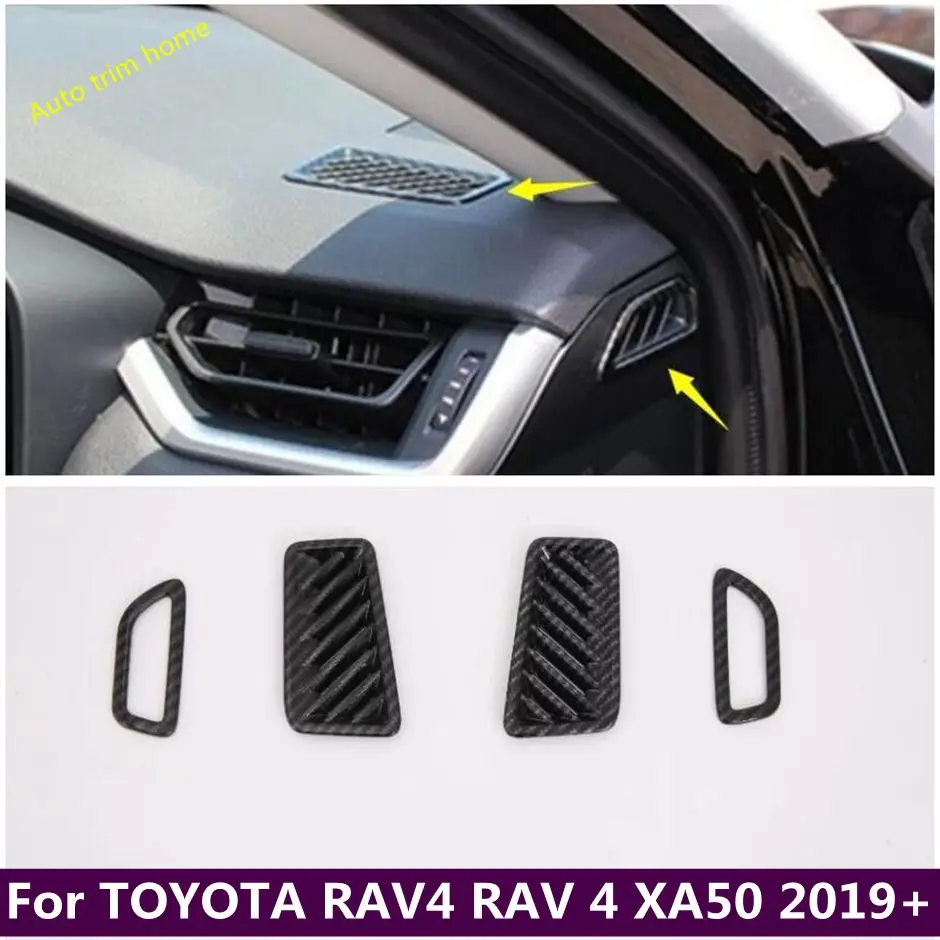 

Front Dashboard Air Conditioner Outlet AC Vent Decoral Frame Cover Trim For TOYOTA RAV4 RAV 4 XA50 2019 - 2024 Car Accessories