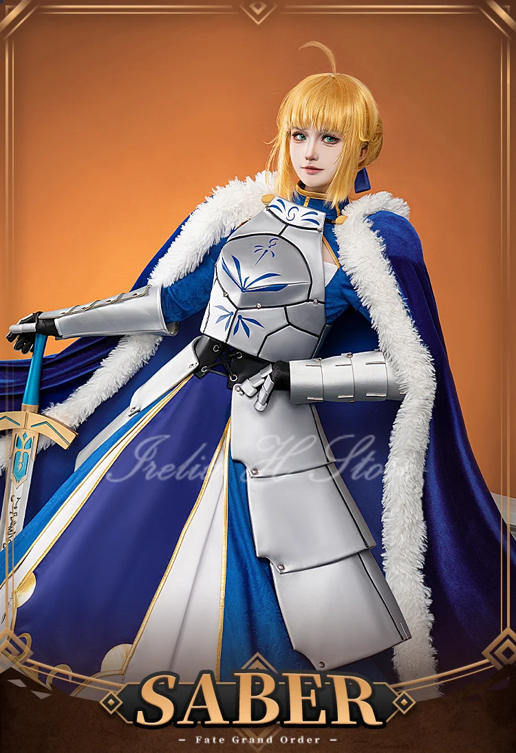 Irelia H FGO Cosplay Fate Grand/Order Altria Pendragon Cosplay Costume Game Saber Altria Suit Halloween Costumes