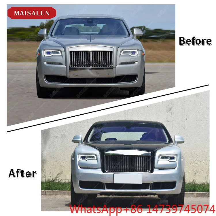 PP Front Bumper With Grille Facelift Body Kit 2nd‑Generation 2015‑2018 Upgrade To 2020 VersionCar Partsold‑to‑new Upgrade