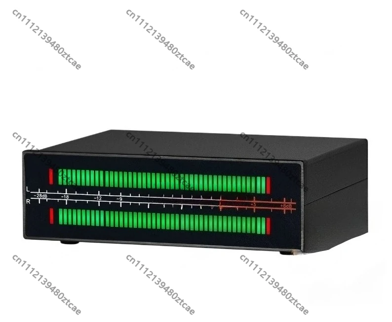 Dual Color LED Stereo Music Spectrum Analyzer 2*56 Bits Desktop Rhythm Light Level Meter