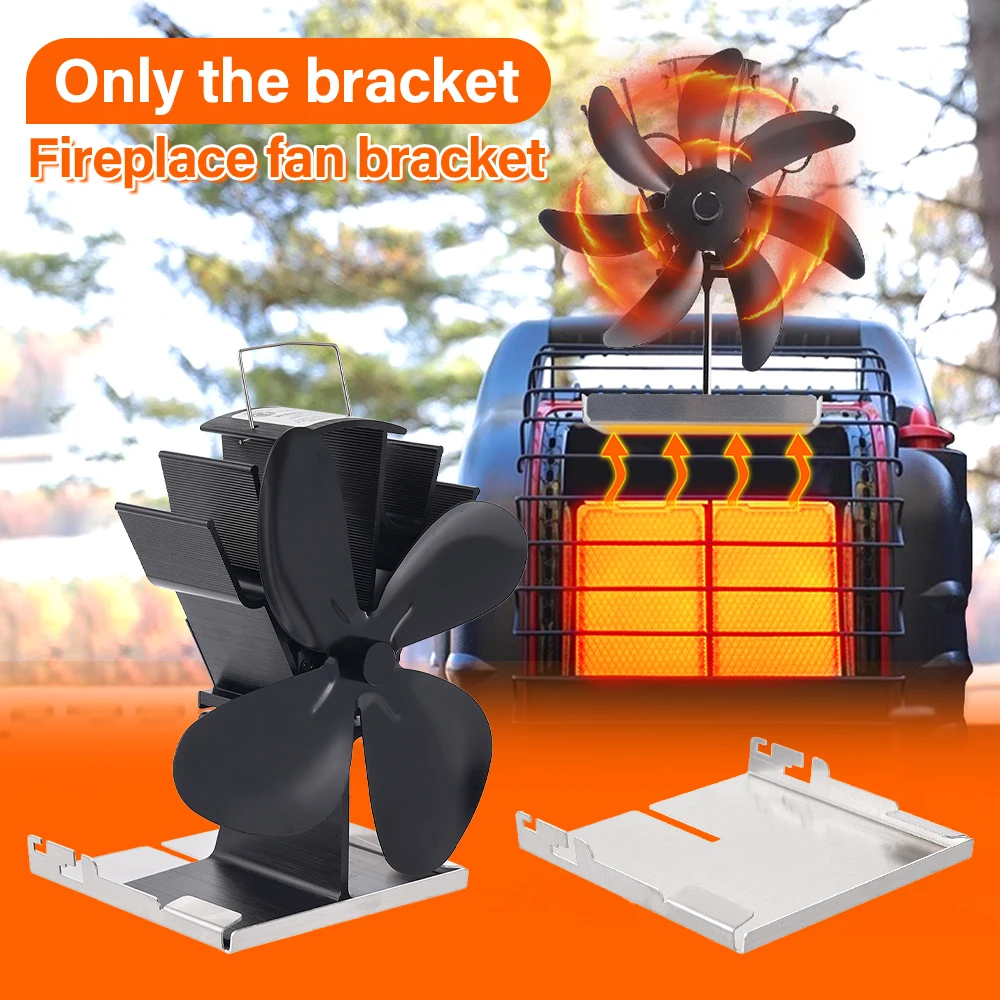 Fireplace Fan Stand Multi-Purpose Heater Stand Universal Insulation Plate Heat Shield Stove Protection for Fireplace Wood Burnin