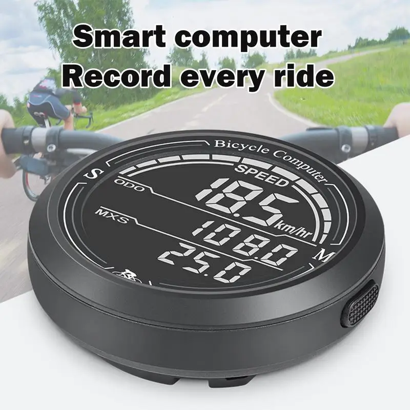 Fiets Snelheidsmeter Magnetische Cyclus Automatische Stop Snelheidsmeter Multifunctionele Fietscomputer Met Groot Display Buiten