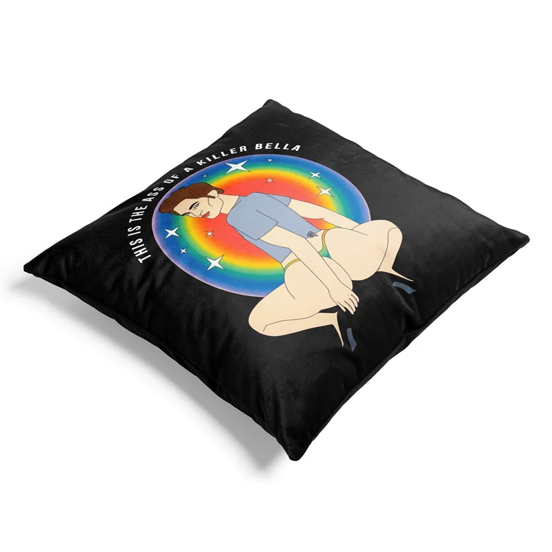 Aertemisi 18'' x 18'' This Is The Ass of A Killer Bella Square Throw Pillow Cushion Covers Cases Pillowcases 45cm x 45cm