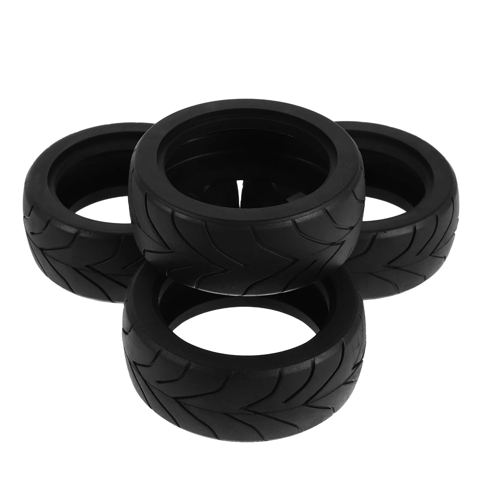 

4Pcs Rc Car Wheel Tires Rubber Replacement Gear Wheel Skin for DIY Assembly Mini Truck Tires Wheels Skin Robot Parts