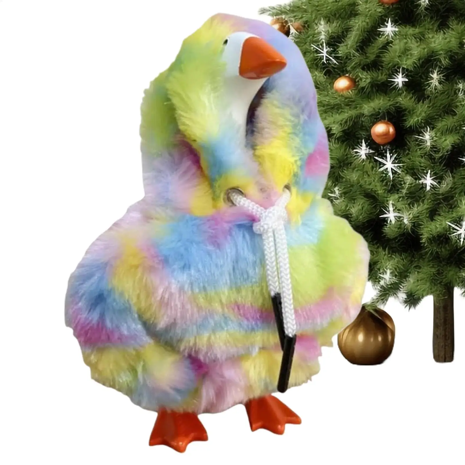 Desk Duck Clothes Halloween Table Duck Outfit Colorful Shirt 7Inch Clothing For Home Halloween Indoor Christmas Table Fall