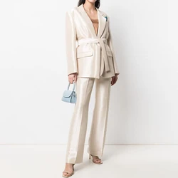 Spring And Autumn New High-end Fashion Commuter Women's Suit Suit High-quality Fabric Temperament Fashion Professional Suit