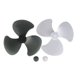 Plastic Fan Fan Blade For Standing Pedestal Fan 16 Inch 3 Leaves General Household Plastic Fan Blade Replacement Fan Accessories