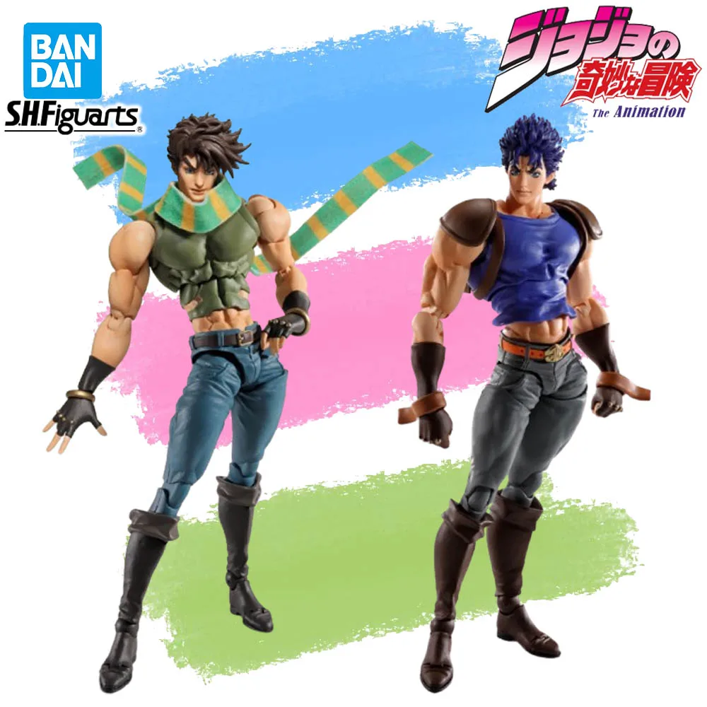 En Stock genuino BANDAI SHFiguarts JoJos Bizarre Adventure Battle Tendency Joseph Joestar Jonathan figura Anime modelo de juguete