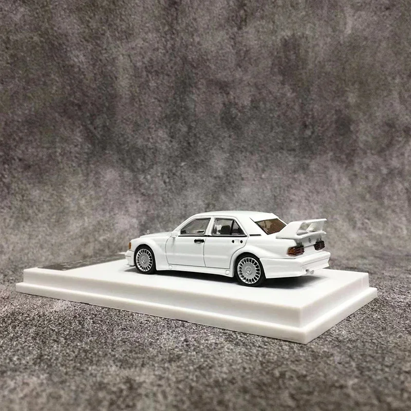 نموذج سيارة من سبيكة HKM ، 190E ، W201-16 ، Evo II ريستمود ، أبيض ، 1:64