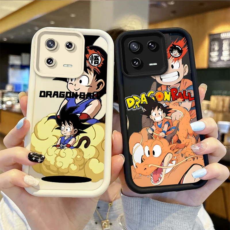 

D-Dragon Balls Goku Anime Phone Case for XiaoMi 14 13 12 11T Pro 13 12 11 Lite Poco F6 F5 X5 X3 Pro FE Silicone Shockproof Cover