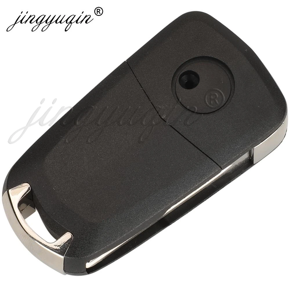 jingyuqin DW05/HU46 Flip Car Key Shell for Opel Antara AMPERA Chevrolet Epica 2 3 Button Auto Fob Folding Key Blank Housing Case