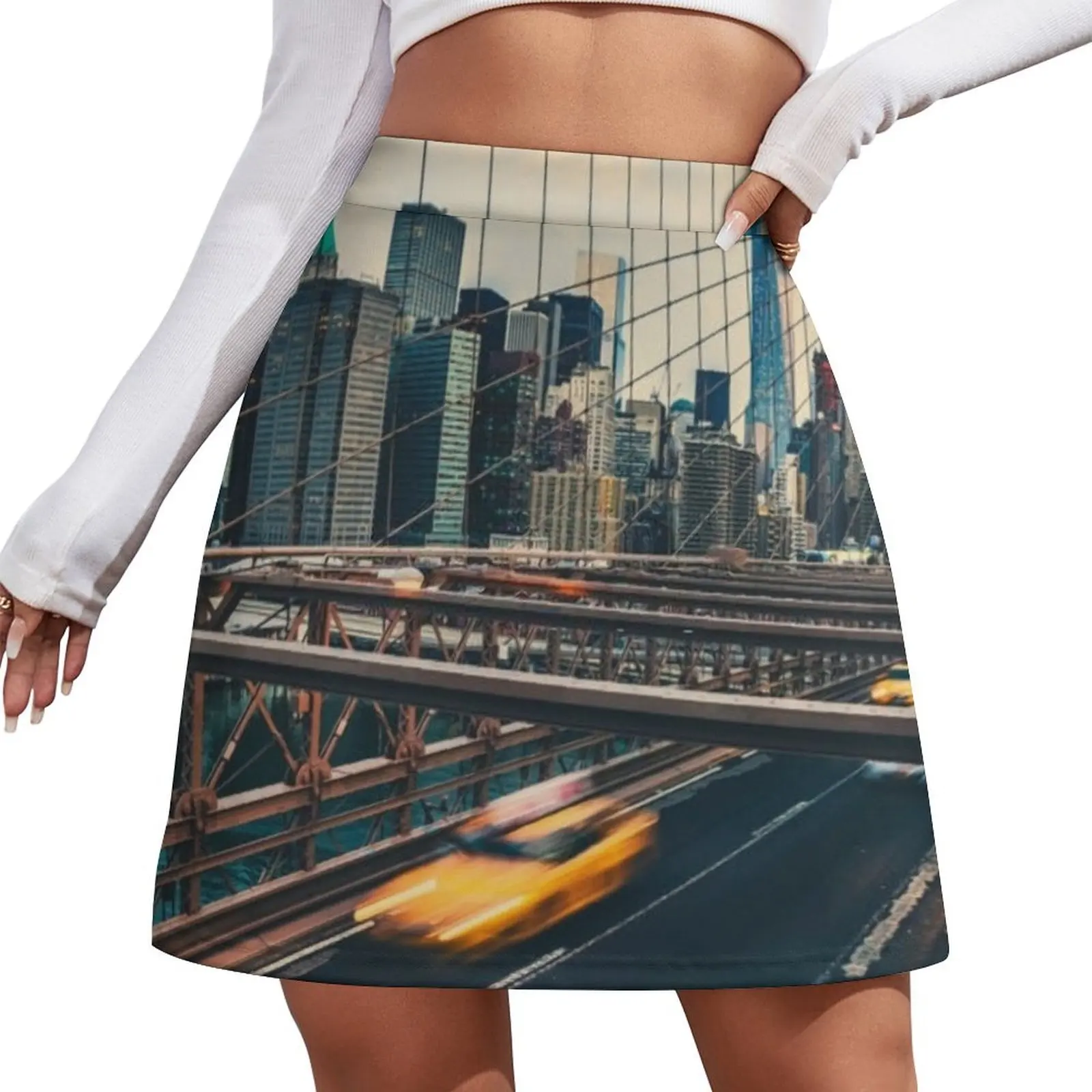 Blurry New York Mini Skirt summer dress for women 2025 skirts for womens